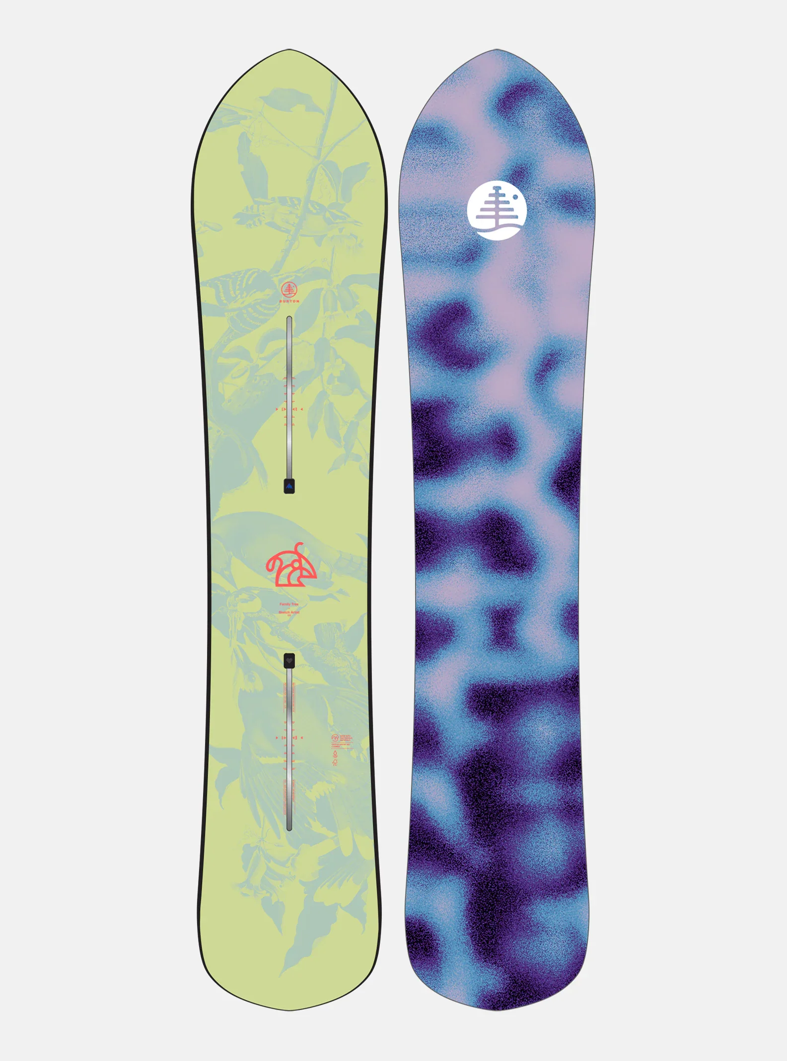 2026 BURTON Family Tree Sketch Artist Camber Snowboard