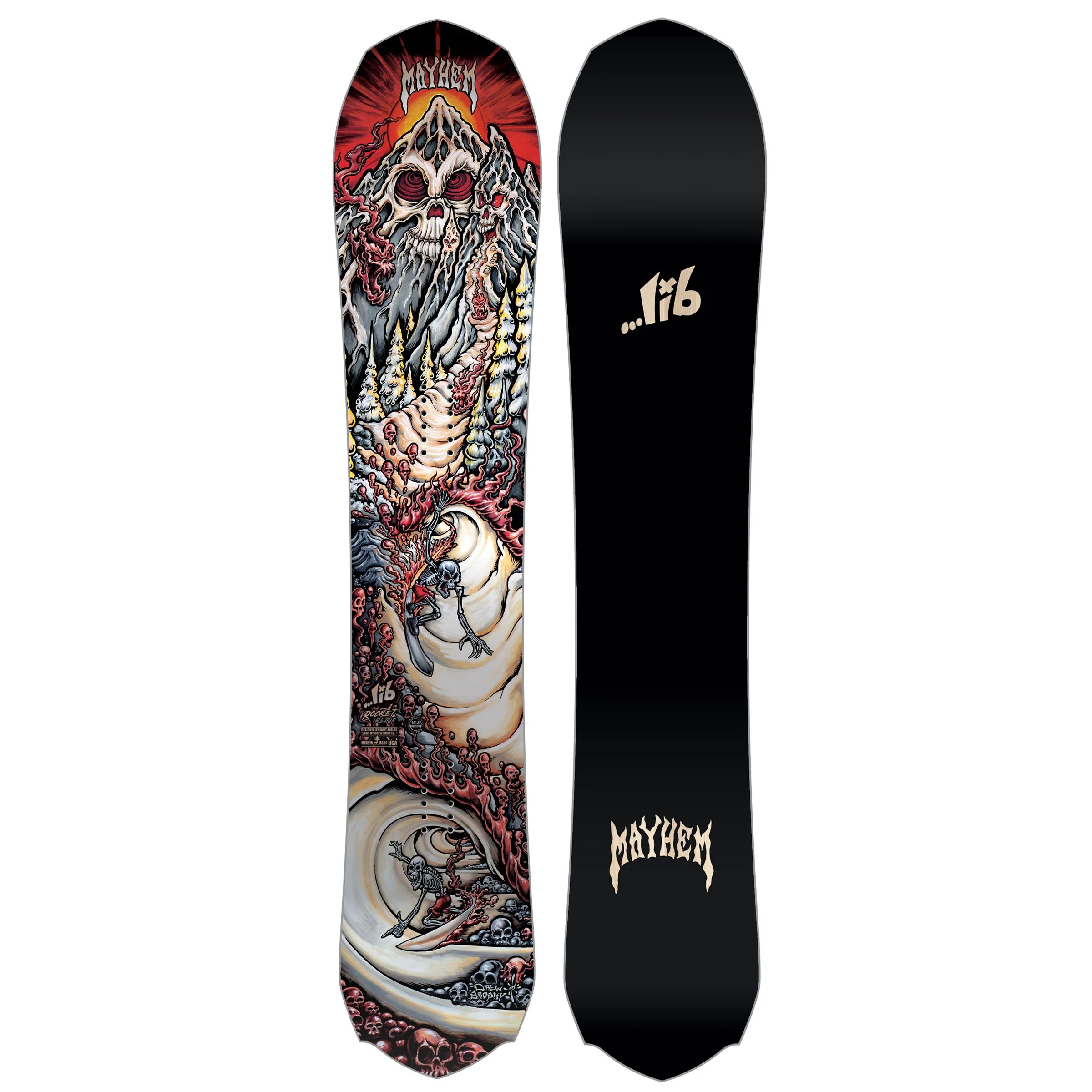 2026 LIB TECH MAYHEM ROCKET SNOWBOARD