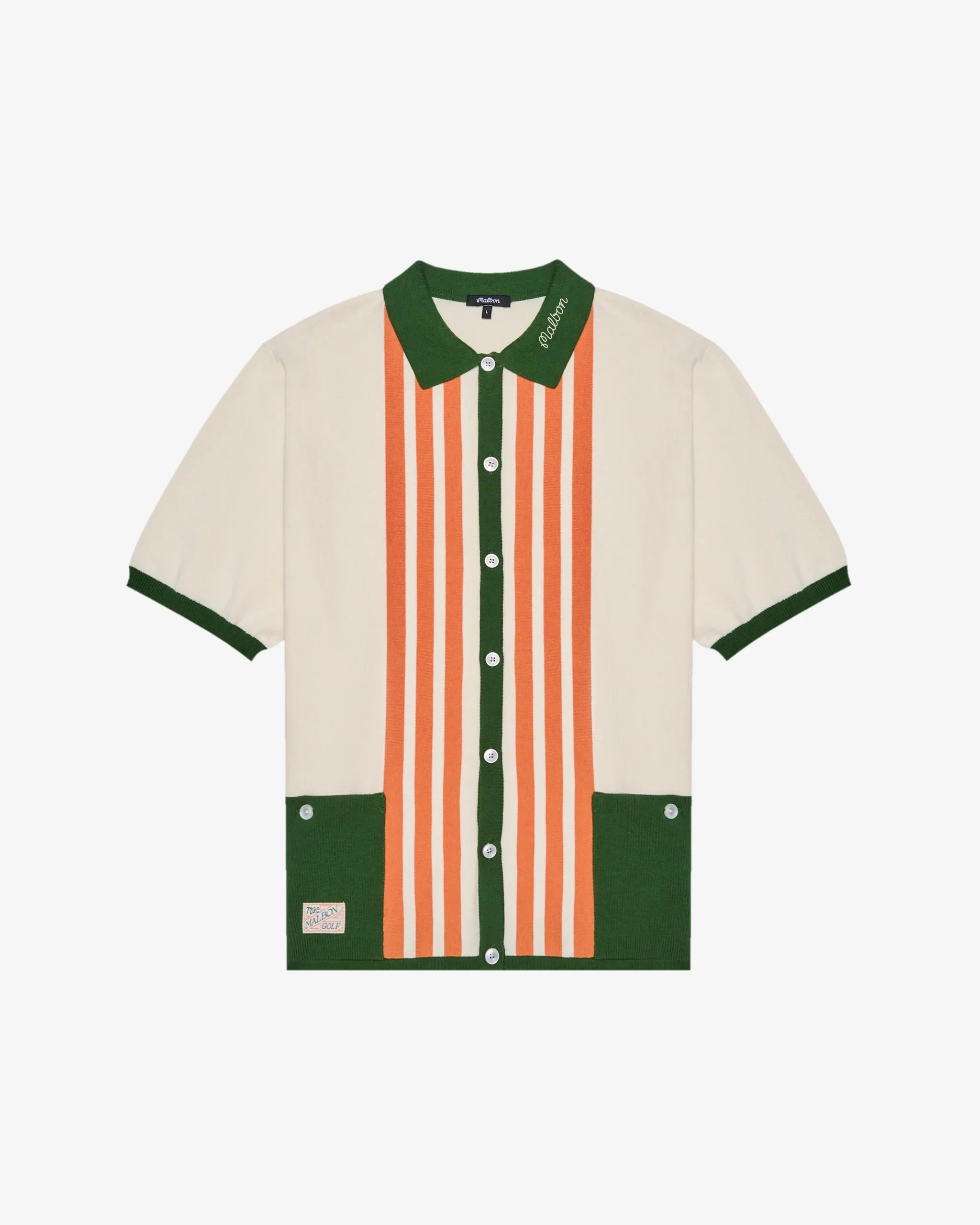 2025 MALBON GABBIANO KNIT BUTTON UP