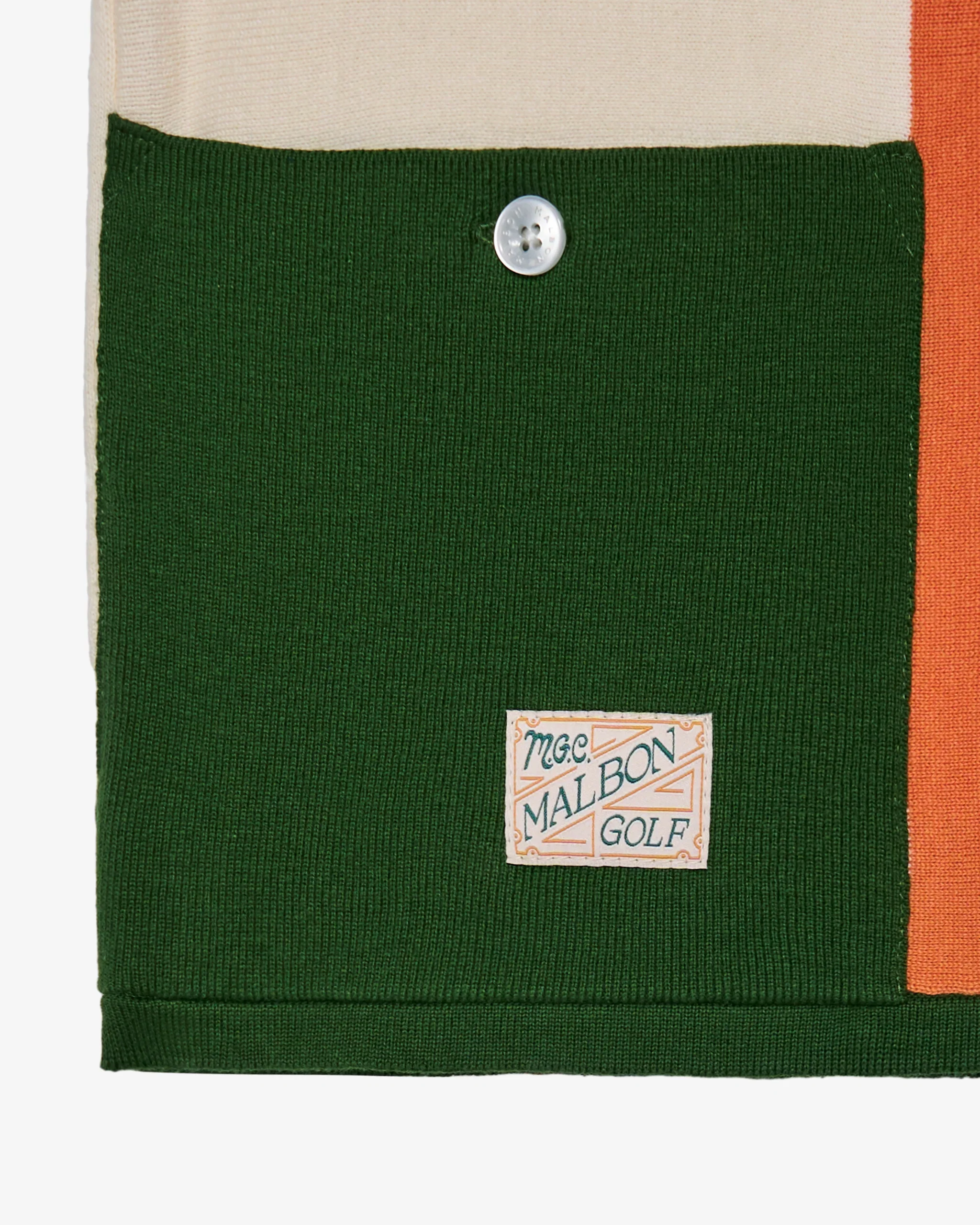 2025 MALBON GABBIANO KNIT BUTTON UP - Image 3